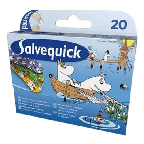 Salvequick Muminki - plastry dla dzieci, 20 sztuk