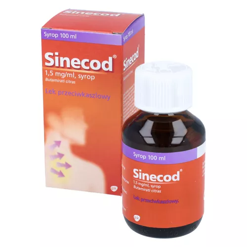 Sinecod 1,5 mg/ ml, syrop, 100 ml