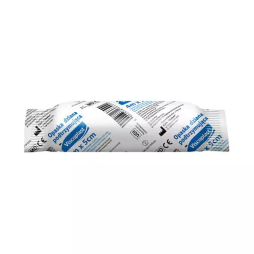 Viscoplast - opaska dziana podtrzymująca, 4 m x 5 cm, 1 sztuka