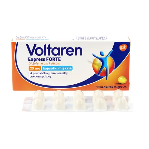 Voltaren Express Forte 25 mg, 10 kapsułek miękkich