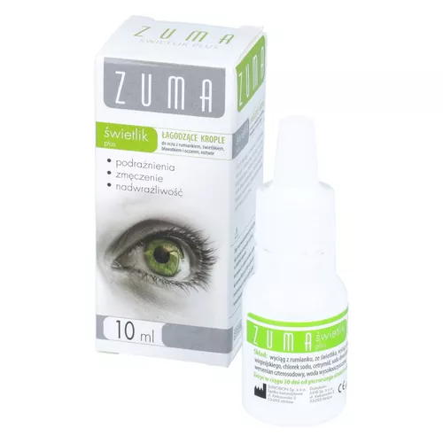 ZUMA świetlik plus - łagodzące krople do oczu, 10 ml