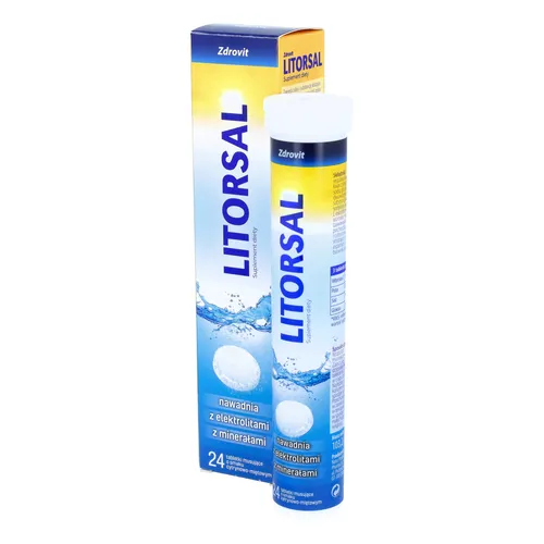 Zdrovit LITORSAL - elektrolity z minerałami, 24 tabletek