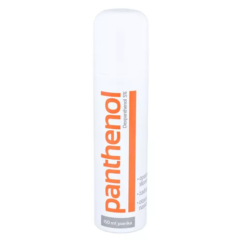 Panthenol 5%, pianka łagodząco-regenerująca na oparzenia, 150 ml