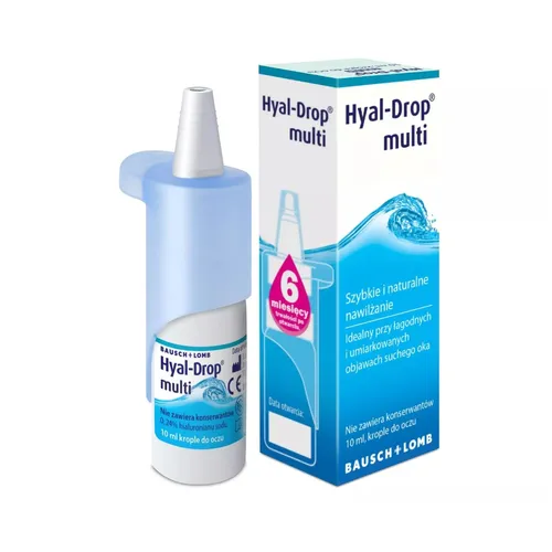 Hyal-Drop Multi - nawilżające krople do oczu, 10 ml