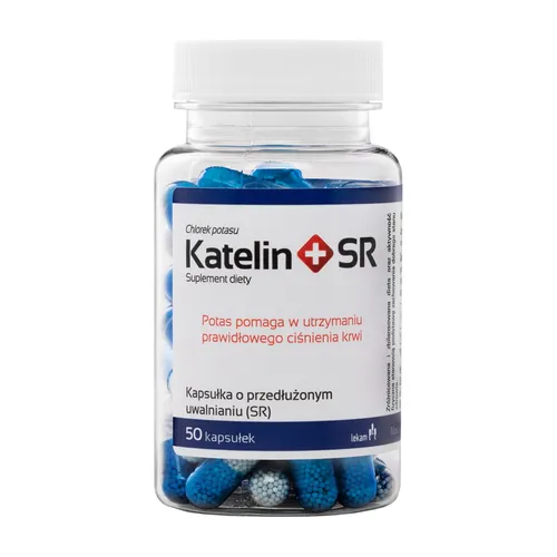 Katelin+ SR - suplement potasu, 50 kapsułek