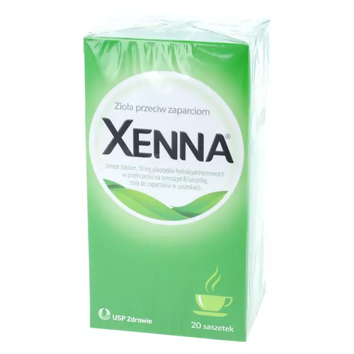 XENNA - zioła przeciw zaparciom, 30 mg, 20 saszetek