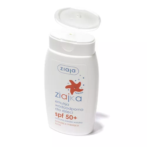 ziajka - emulsja wodoodporna dla dzieci, SPF 50+, 125 ml