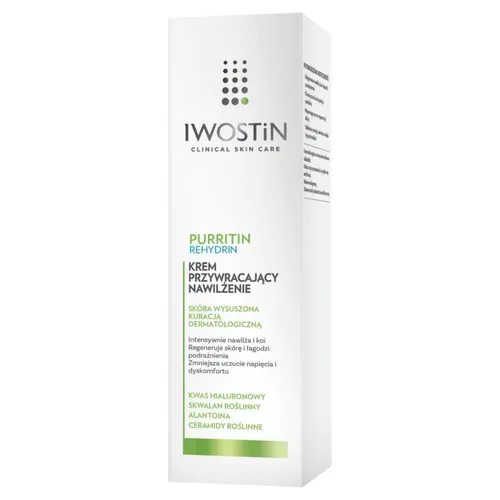 IWOSTIN PURRITIN REHYDRIN - krem przywracający nawilżenie, 40 ml