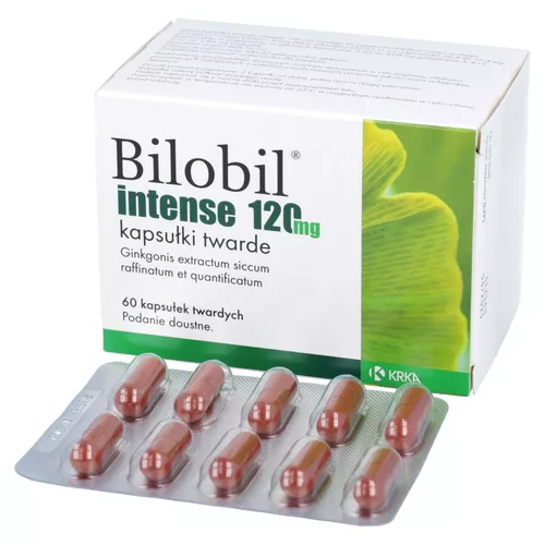 Bilobil Intense 120 mg, 60 kapsułek