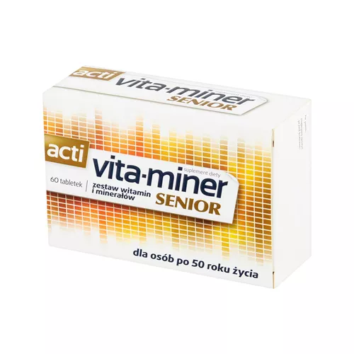 Acti Vita-miner Senior, 60 tabletek