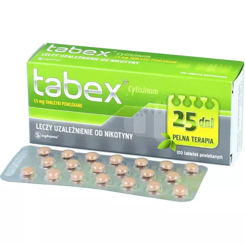 Tabex 1,5 mg, 100 tabletek