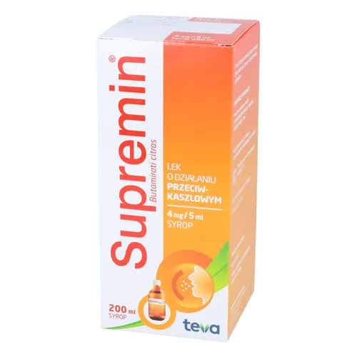 Supremin 4 mg/ 5 ml, syrop, 200 ml