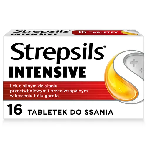 Strepsils Intensive 8,75 mg, 16 tabletek do ssania