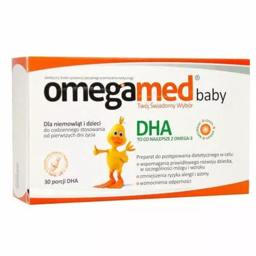 omegamed baby - dla dzieci i niemowląt, kapsułki twist-off, 30 sztuk