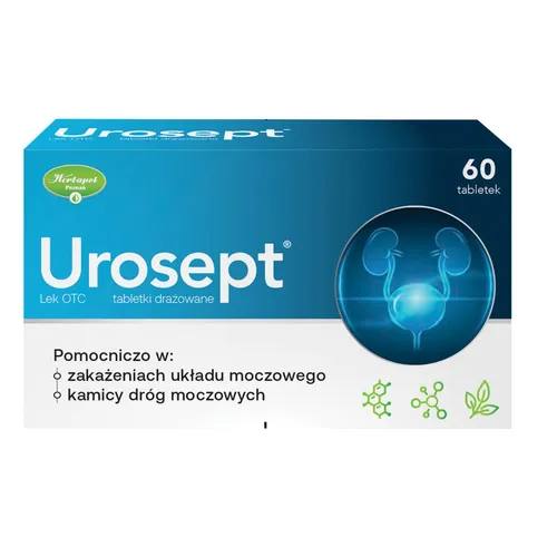 Urosept, 60 tabletek drażowanych