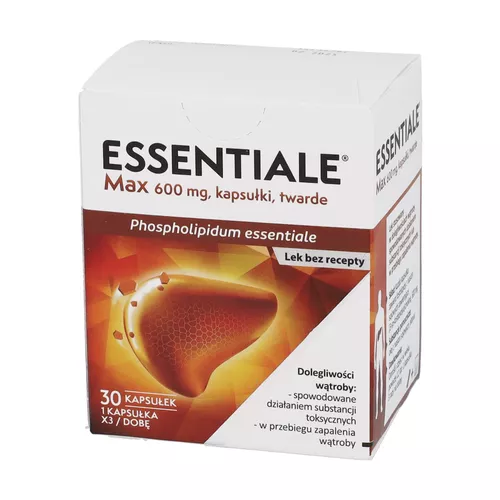 Essentiale Max 600 mg, 30 kapsułek