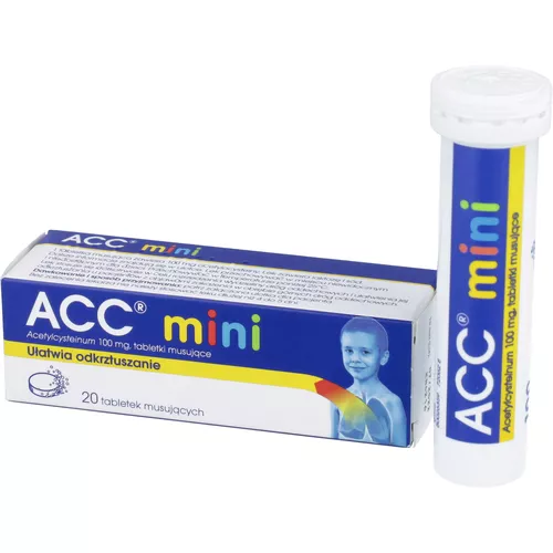 ACC mini 100 mg, 20 tabletek musujących