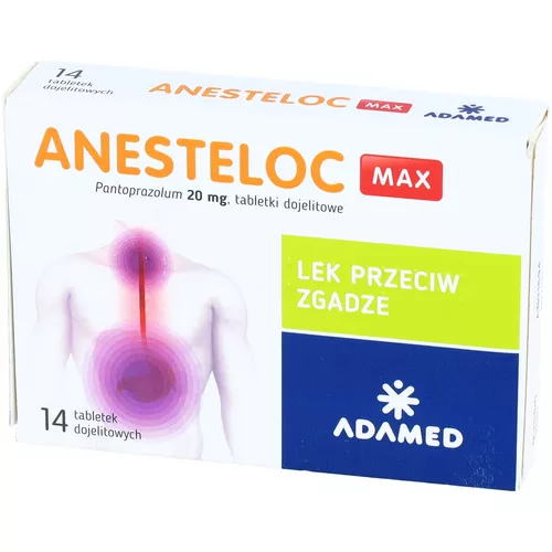 Anesteloc Max 20 mg, 14 tabletek dojelitowych