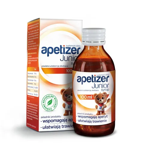 Apetizer Junior, syrop dla dzieci powyżej 3. roku życia, 100 ml