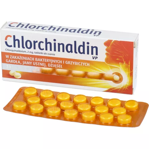 Chlorchinaldin VP 2 mg, 20 tabletek do ssania