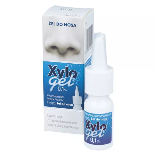 Xylogel 0,1%, 1 mg/g, żel do nosa, 10 g