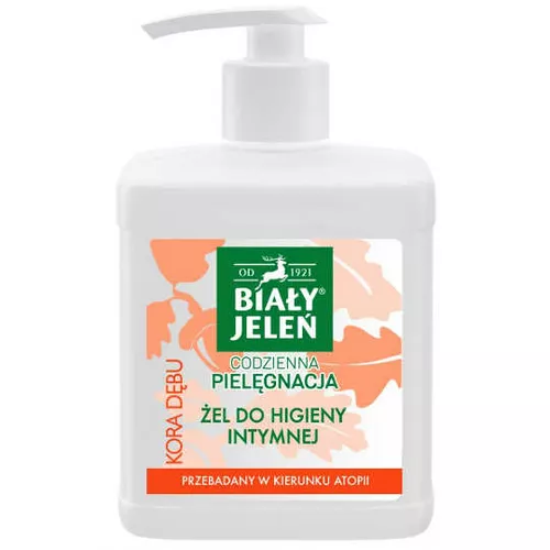 BIAŁY JELEŃ - żel do higieny intymnej, kora dębu, 500 ml