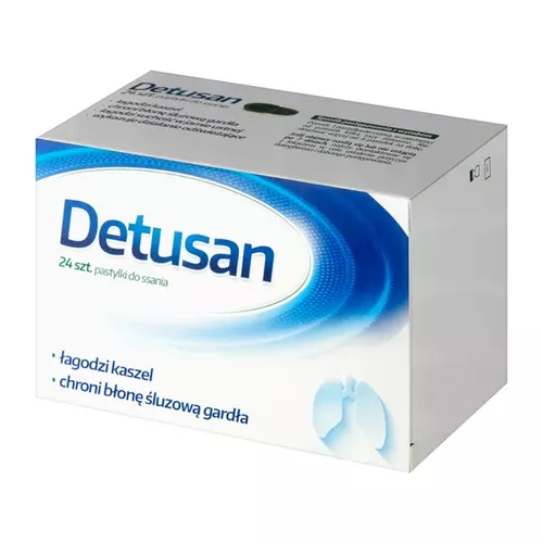 Detusan - dla osób palących, 24 pastylki