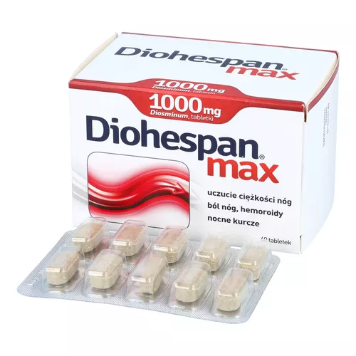 Diohespan Max 1000 mg, 60 tabletek