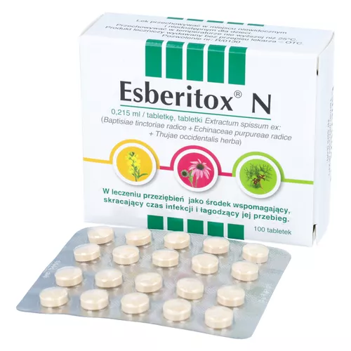 Esberitox N 0,215 ml /tabletkę, 100 tabletek