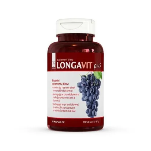 Longavit Plus, 60 kapsułek