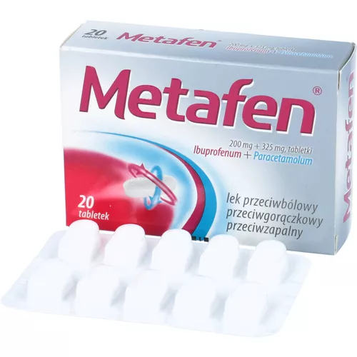 Metafen 200 mg + 325 mg, 20 tabletek