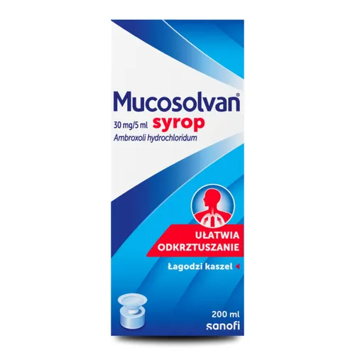 Mucosolvan 30 mg/5 ml, syrop, 200 ml