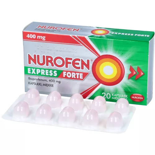 Nurofen Express Forte 400 mg, 20 kapsułek miękkich