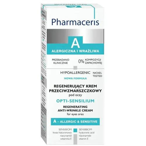 Pharmaceris A Opti-Sensilium - regenerujący krem przeciwzmarszczkowy pod oczy, 15 ml