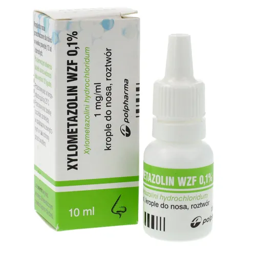 Xylometazolin WZF 1 mg/ml, krople do nosa, 10 ml