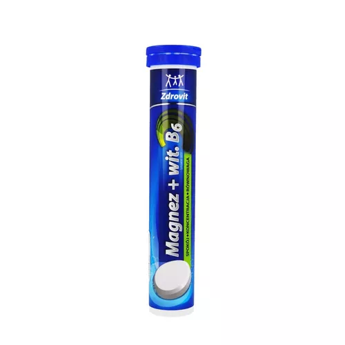 Zdrovit Magnez + witamina B6, 24 tabletki musujące