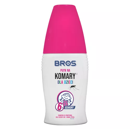 BROS - płyn na komary dla dzieci od 1 roku życia, 50 ml