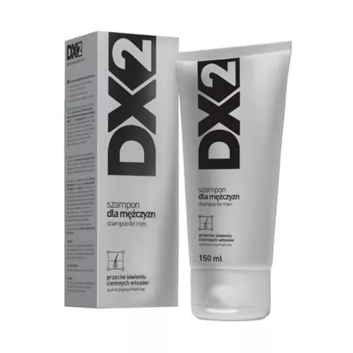 DX2 - szampon dla mężczyzn przeciw siwieniu ciemnych włosów, 150 ml
