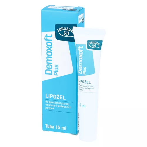 Demoxoft Plus - lipożel do specjalistycznej ochrony i pielęgnacji powiek, 15 ml