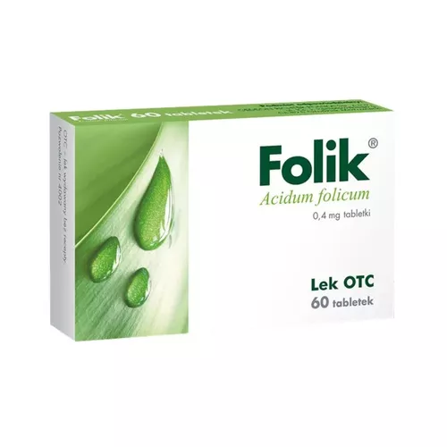 Folik 0,4 mg, 60 tabletek