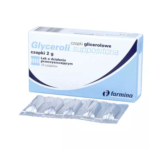 Glyceroli Suppositoria, 2 g, czopki glicerolowe, 10 sztuk