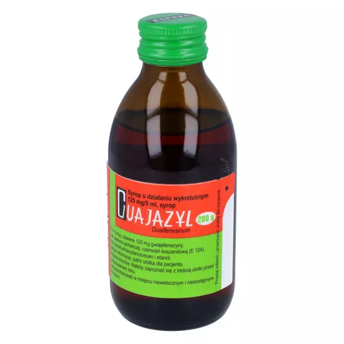 Guajazyl 125 mg/5 ml, syrop, 200 g