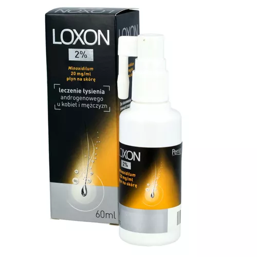 Loxon 2%, 20 mg/ml, płyn na skórę, 60 ml