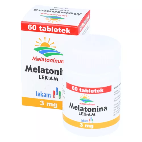 LEK-AM, Melatonina 3 mg, 60 tabletek