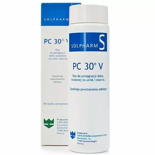 PC 30 V - płyn do pielęgnacji skóry narażonej na ucisk i otarcia, 100 ml