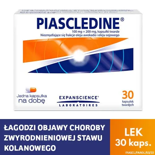 Piascledine 100 mg + 200 mg, 30 kapsułek