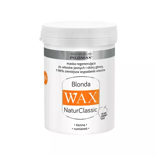 PILOMAX Blonda WAX NaturClassic - regenerująca maska do włosów jasnych, zniszczonych, 240 ml