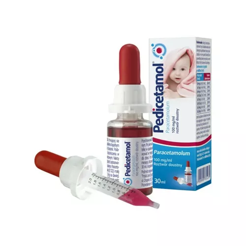 Pedicetamol 100 mg/ml, roztwór doustny, 30 ml