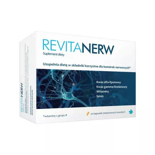 Revitanerw, 20 kapsułek żelatynowych twardych