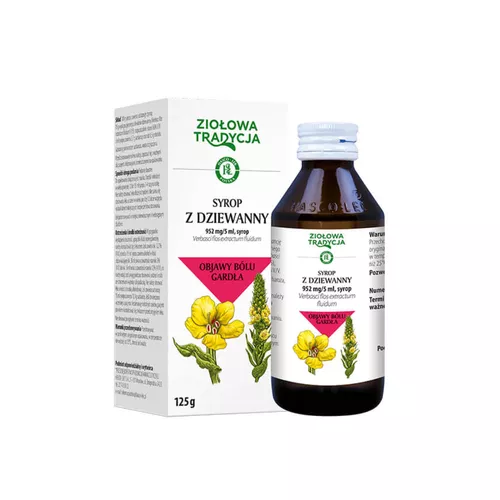 Syrop z dziewanny 952 mg/ 5 ml, syrop, 125 g